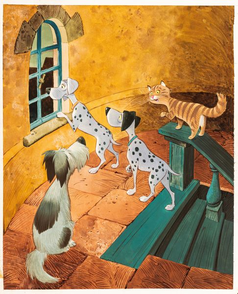 Tony Wolf (Antonio Lupatelli) : La carica dei cento e uno (SoS al tramonto)  - Asta Fairy Tales / Illustrazioni Originali - Associazione Nazionale - Case d'Asta italiane