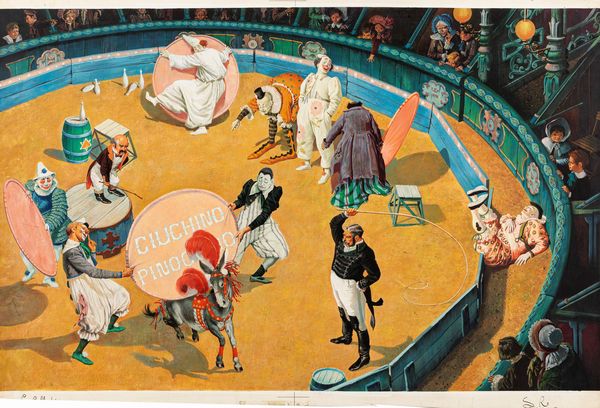 Sergio (Romano Rizzato) : Le avventure di Pinocchio  - Asta Fairy Tales / Illustrazioni Originali - Associazione Nazionale - Case d'Asta italiane