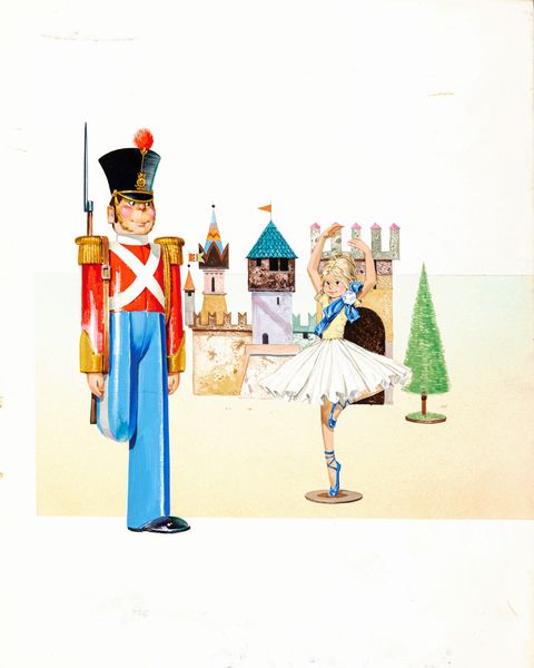 Pikka (Piero Cattaneo) : Il soldatino di piombo  - Asta Fairy Tales / Illustrazioni Originali - Associazione Nazionale - Case d'Asta italiane