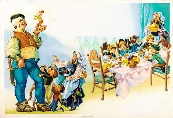 Max : Pollicino  - Asta Fairy Tales / Illustrazioni Originali - Associazione Nazionale - Case d'Asta italiane