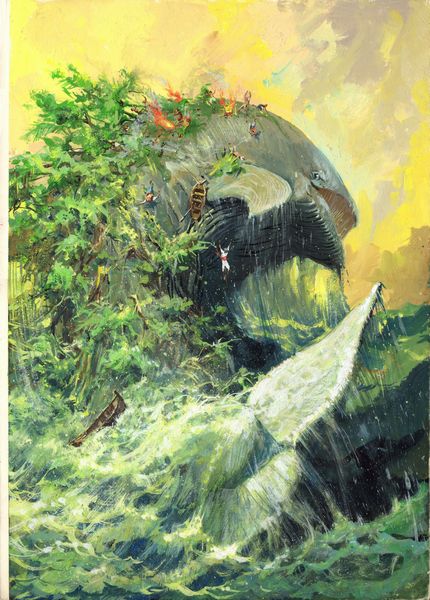 Libico Maraja : Sinbad il marinaio  - Asta Fairy Tales / Illustrazioni Originali - Associazione Nazionale - Case d'Asta italiane