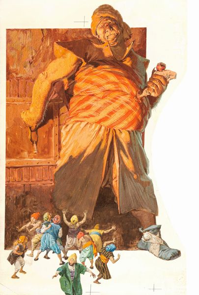 Libico Maraja : Sinbad il marinaio  - Asta Fairy Tales / Illustrazioni Originali - Associazione Nazionale - Case d'Asta italiane