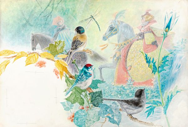 Ugo Fontana : La piccola guardiana d'oche  - Asta Fairy Tales / Illustrazioni Originali - Associazione Nazionale - Case d'Asta italiane