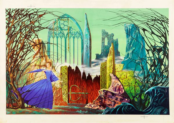 Federico Santin : Fiabe francesi  - Asta Fairy Tales / Illustrazioni Originali - Associazione Nazionale - Case d'Asta italiane