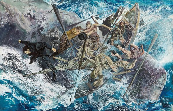 Riga, Diego e Dale (Giorgio De Gaspari) : Moby Dick  - Asta Fairy Tales / Illustrazioni Originali - Associazione Nazionale - Case d'Asta italiane