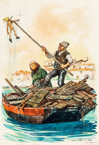 Libico Maraja : Berlicche  - Asta Fairy Tales / Illustrazioni Originali - Associazione Nazionale - Case d'Asta italiane