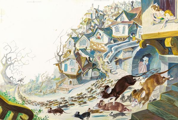 Pinardi : Il piffero magico  - Asta Fairy Tales / Illustrazioni Originali - Associazione Nazionale - Case d'Asta italiane