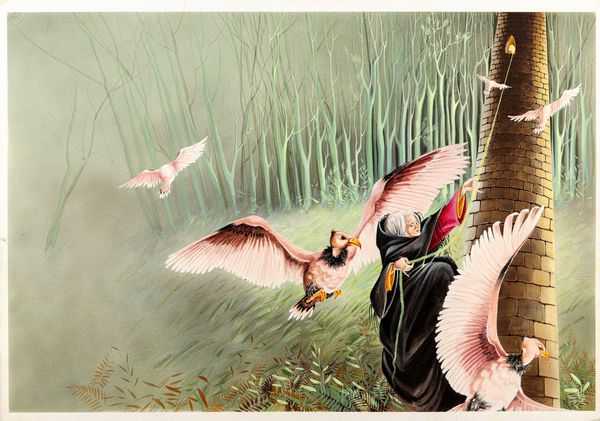 Pinardi : Raperonzolo  - Asta Fairy Tales / Illustrazioni Originali - Associazione Nazionale - Case d'Asta italiane