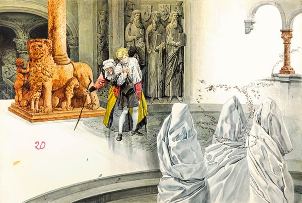 Ferri (Rino Ferrari) : La principessa incantata  - Asta Fairy Tales / Illustrazioni Originali - Associazione Nazionale - Case d'Asta italiane