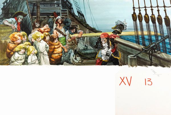 Ferri (Rino Ferrari) : Peter Pan  - Asta Fairy Tales / Illustrazioni Originali - Associazione Nazionale - Case d'Asta italiane