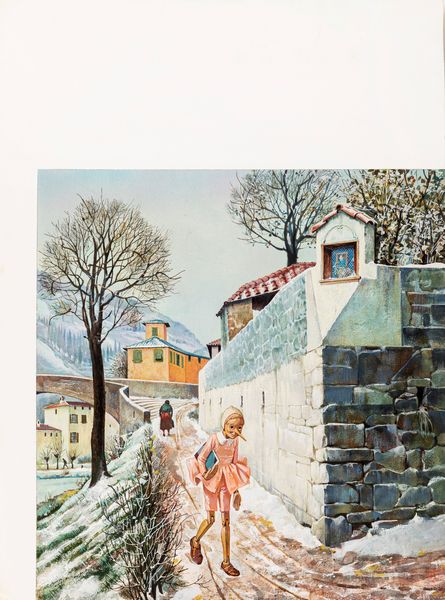 Sergio (Romano Rizzato) : Le avventure di Pinocchio  - Asta Fairy Tales / Illustrazioni Originali - Associazione Nazionale - Case d'Asta italiane