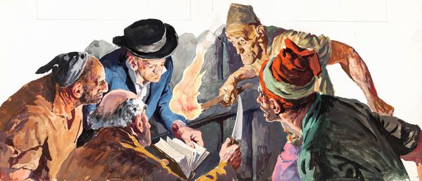 Giorgio Tabet : L'isola del tesoro  - Asta Fairy Tales / Illustrazioni Originali - Associazione Nazionale - Case d'Asta italiane