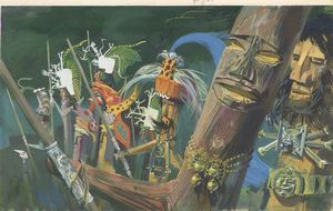 Giorgio De Gaspari : Fiabe sudamericane  - Asta Fairy Tales / Illustrazioni Originali - Associazione Nazionale - Case d'Asta italiane