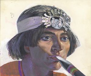 Giorgio De Gaspari : Fiabe sudamericane  - Asta Fairy Tales / Illustrazioni Originali - Associazione Nazionale - Case d'Asta italiane