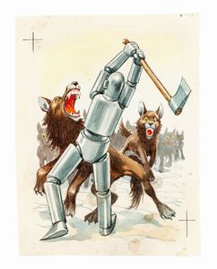Libico Maraja : Il mago di Oz  - Asta Fairy Tales / Illustrazioni Originali - Associazione Nazionale - Case d'Asta italiane