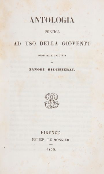 Otto volumi completi stampati in Italia  - Asta Libri Antichi e Stampe - Associazione Nazionale - Case d'Asta italiane