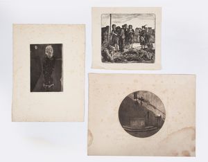 AA.VV. - Lotto di 3 acqueforti