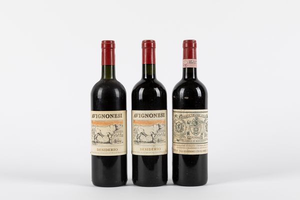 Toscana : Avignonesi 1 bt Riserva Grandi Annate 1999 e 1 bt Desiderio 1999  - Asta Vini e Distillati - Associazione Nazionale - Case d'Asta italiane