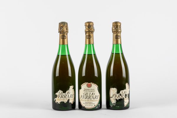 Giulio Ferrari Riserva del Fondatore 1972 3 bt  - Asta Vini e Distillati - Associazione Nazionale - Case d'Asta italiane