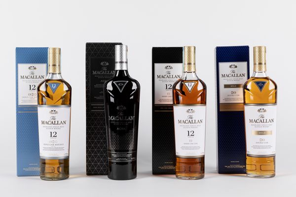 Scozia : Selezione Macallan (4 BT)  - Asta Vini e Distillati - Associazione Nazionale - Case d'Asta italiane