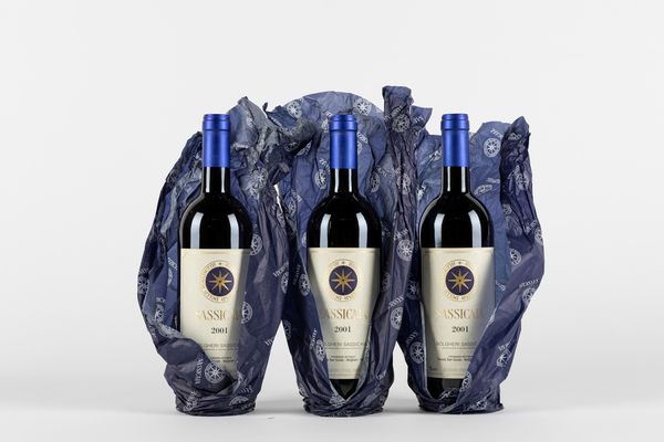 Toscana : Sassicaia (3 BT)  - Asta Vini e Distillati - Associazione Nazionale - Case d'Asta italiane