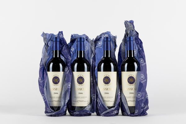 Toscana : Sassicaia (4 BT)  - Asta Vini e Distillati - Associazione Nazionale - Case d'Asta italiane
