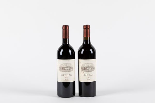 Toscana : Ornellaia 2 bts 1995 e 1996  - Asta Vini e Distillati - Associazione Nazionale - Case d'Asta italiane