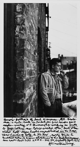 Allen Ginsberg : Heroic portrait of Jack Kerouac  - Asta Fotografia - Associazione Nazionale - Case d'Asta italiane