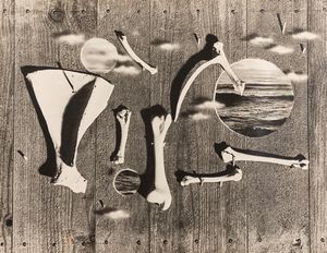 Herbert Bayer - Senza Titolo (Composizione con ossa)