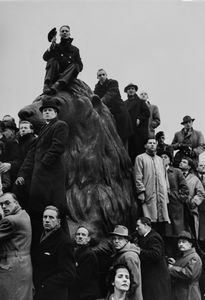 Henri Cartier-Bresson - Trafalgar Square, Funerailles de George VI