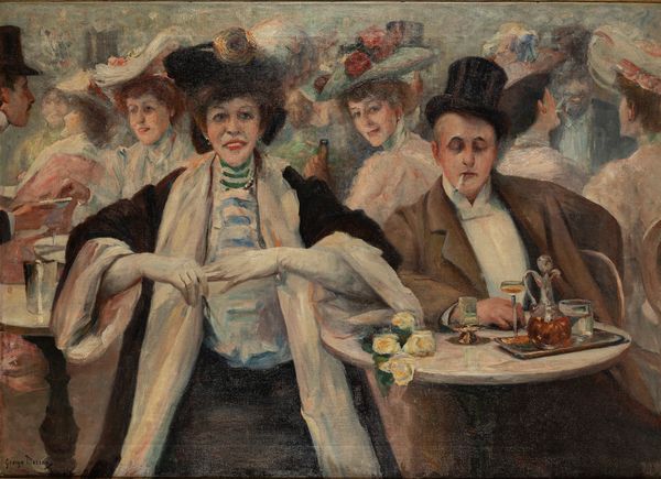 George Mosson : Au bistrot  - Asta Arte Figurativa tra XIX e XX Secolo - Associazione Nazionale - Case d'Asta italiane
