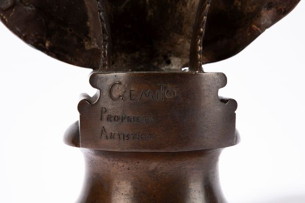 Vincenzo Gemito : Il Filosofo  - Asta Arte Figurativa tra XIX e XX Secolo - Associazione Nazionale - Case d'Asta italiane