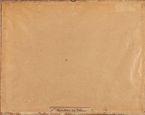 Stampa acquerellata a mano, su disegno di Federico Lose (Dresda 1776-Milano 1833), raffigurante l'Arena di Milano  - Asta Arte Figurativa tra XIX e XX Secolo - Associazione Nazionale - Case d'Asta italiane