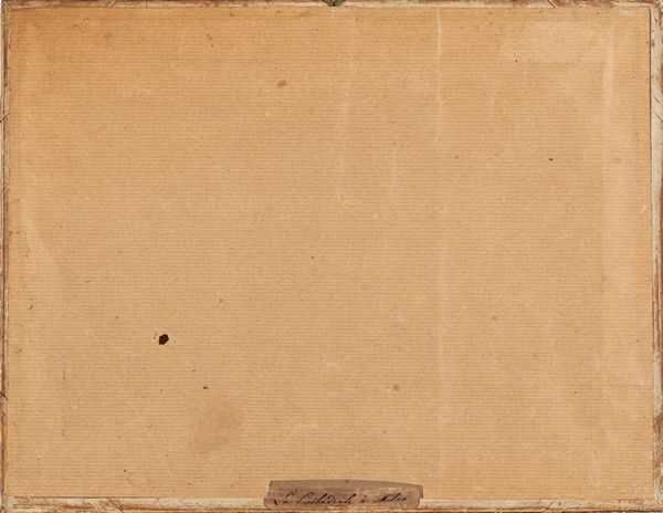 Stampa acquerellata a mano, su disegno di Federico Lose (Dresda 1776-Milano 1833), raffigurante il Duomo di Milano  - Asta Arte Figurativa tra XIX e XX Secolo - Associazione Nazionale - Case d'Asta italiane