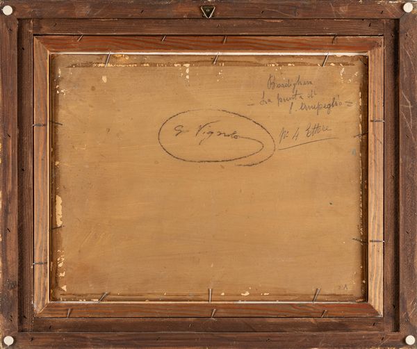 VITTORIO CAVALLERI : Bordighera, la punta di San Ampelio  - Asta Arte Figurativa tra XIX e XX Secolo - Associazione Nazionale - Case d'Asta italiane