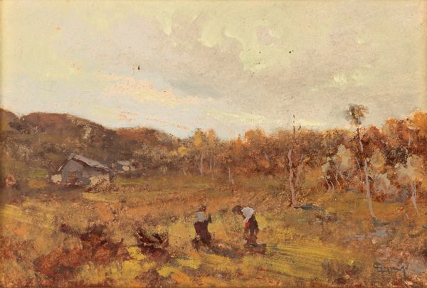 Lorenzo Gignous : Vita agreste  - Asta Arte Figurativa tra XIX e XX Secolo - Associazione Nazionale - Case d'Asta italiane