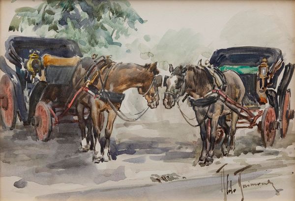 Aldo Raimondi : Cavalli  - Asta Arte Figurativa tra XIX e XX Secolo - Associazione Nazionale - Case d'Asta italiane