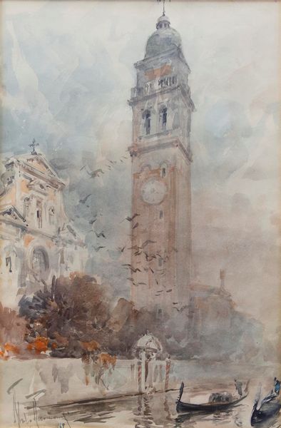 Aldo Raimondi : Vedute di citt: Parigi; Venezia; Anversa  - Asta Arte Figurativa tra XIX e XX Secolo - Associazione Nazionale - Case d'Asta italiane