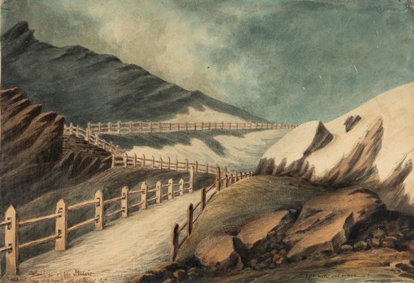 Felice Muletti : Giogo dello Stelvio; Strada del Sempione; Ospizio di Valdobbia  - Asta Arte Figurativa tra XIX e XX Secolo - Associazione Nazionale - Case d'Asta italiane