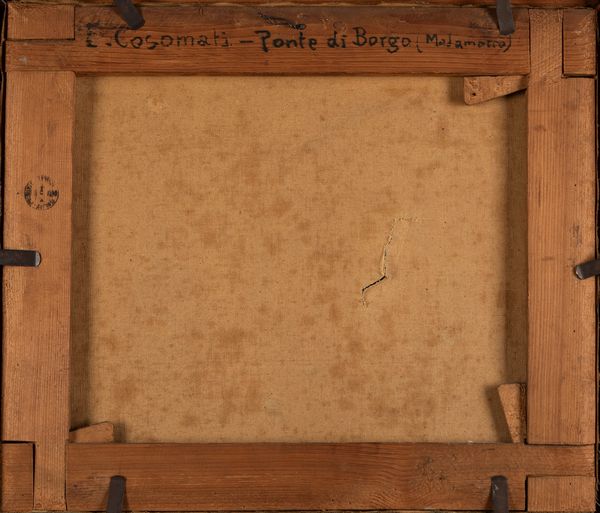 Ettore Cosomati : Ponte di Borgo (Malamocco)  - Asta Arte Figurativa tra XIX e XX Secolo - Associazione Nazionale - Case d'Asta italiane
