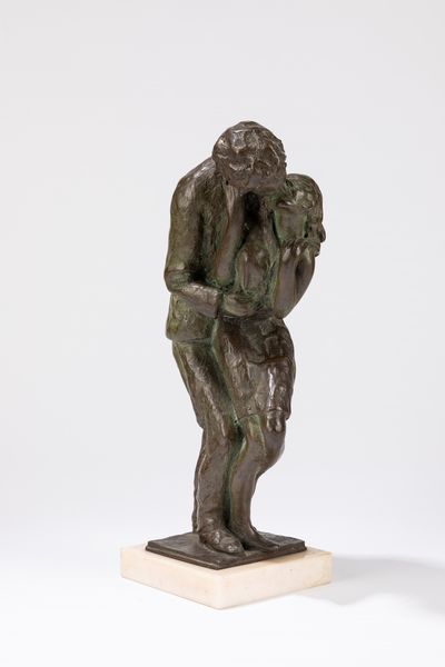 Scuola del secolo XIX : Gli innamorati  - Asta Arte Figurativa tra XIX e XX Secolo - Associazione Nazionale - Case d'Asta italiane