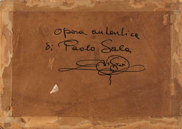 PAOLO SALA : Lavandaie al Lago di Mergozzo  - Asta Arte Figurativa tra XIX e XX Secolo - Associazione Nazionale - Case d'Asta italiane