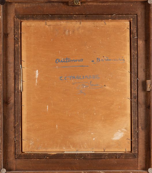 Carlo Costantino Tagliabue : Autunno a Bardonecchia  - Asta Arte Figurativa tra XIX e XX Secolo - Associazione Nazionale - Case d'Asta italiane