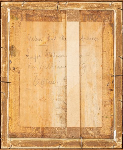 Alessandro Lupo : Nebbie sul Monte Bianco  - Asta Arte Figurativa tra XIX e XX Secolo - Associazione Nazionale - Case d'Asta italiane