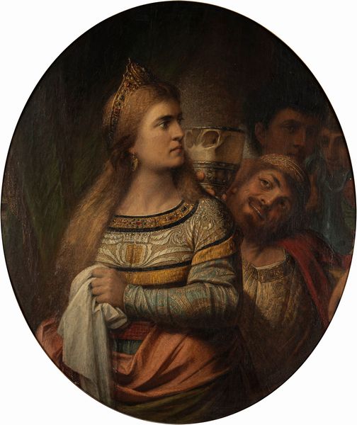 Jacopo D'Andrea : Rosmunda al banchetto di Alboino  - Asta Arte Figurativa tra XIX e XX Secolo - Associazione Nazionale - Case d'Asta italiane