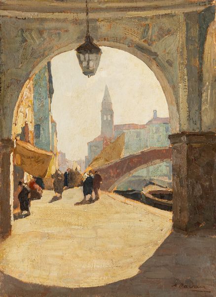 Angelo Pavan : A Chioggia  - Asta Arte Figurativa tra XIX e XX Secolo - Associazione Nazionale - Case d'Asta italiane