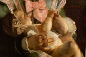 Egisto Lancerotto : Maternit  - Asta Arte Figurativa tra XIX e XX Secolo - Associazione Nazionale - Case d'Asta italiane