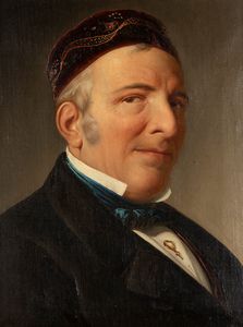 Ambito di Giovanni Carnovali, detto il Piccio, secolo XIX - Ritratto di gentiluomo