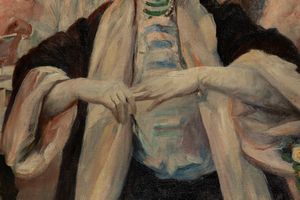 George Mosson : Au bistrot  - Asta Arte Figurativa tra XIX e XX Secolo - Associazione Nazionale - Case d'Asta italiane