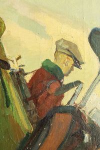 Alexander Oscar Levy : La golfista  - Asta Arte Figurativa tra XIX e XX Secolo - Associazione Nazionale - Case d'Asta italiane